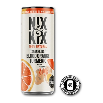 Nix & Kix | Blood Orange Turmeric | Blik | 12 x 250 ml