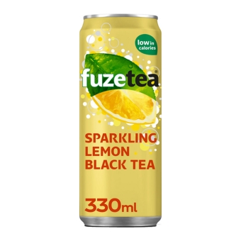 Fuze Tea | Sparkling Black Tea | 24 x 33 cl