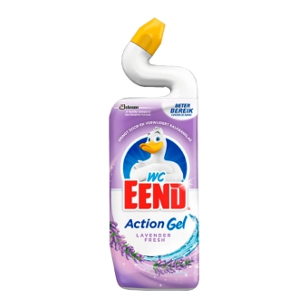 WC eend | Toiletreiniger | Lavender fresh | Fles 12 x 750 ml
