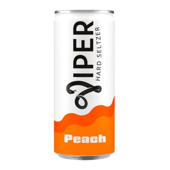Viper | Hard Seltzer Peach | Blik | 12 x 25 cl