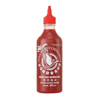 Flying Goose | Chilisaus Extra Heet Fles | 12 x 455 ml
