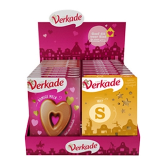 Verkade | Letter Melk . Toonbankdisplay | 20 x 135 gram