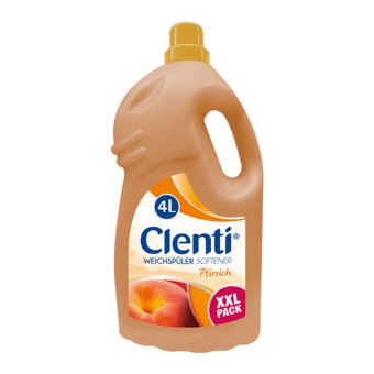 Clenti | Wasverzachter Perzik | 4 x 4 liter