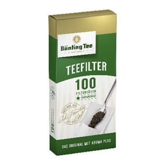 Bünting Tee | Teefiltermit Anfasslasche Pk | 24 x 100 stuks