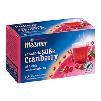 Messmer | Kanadische Susse Cranberry | 10 x 20 x 2,25 gram