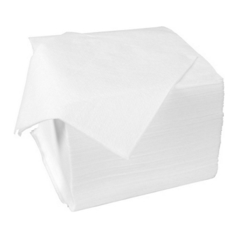 Servet | Wit 1-Laags 1/4 Vouw | 33x33 cm | 500 stuks