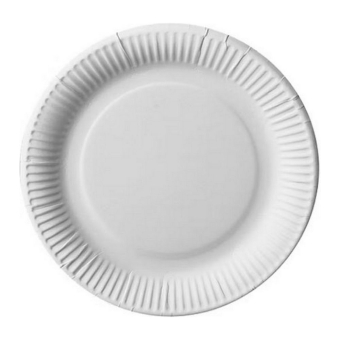 Borden | Rond Wit Karton 23cm | 100 stuks