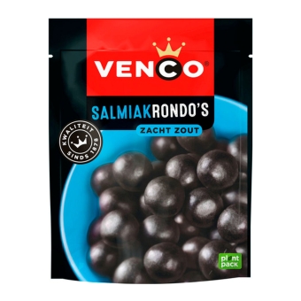 Venco | Salmiak Rondo's Stazak | 10 x 235 gram