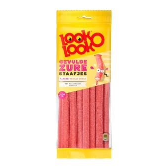 Look O Look | Gevulde Zure Staafjes | 15 x 125 gram