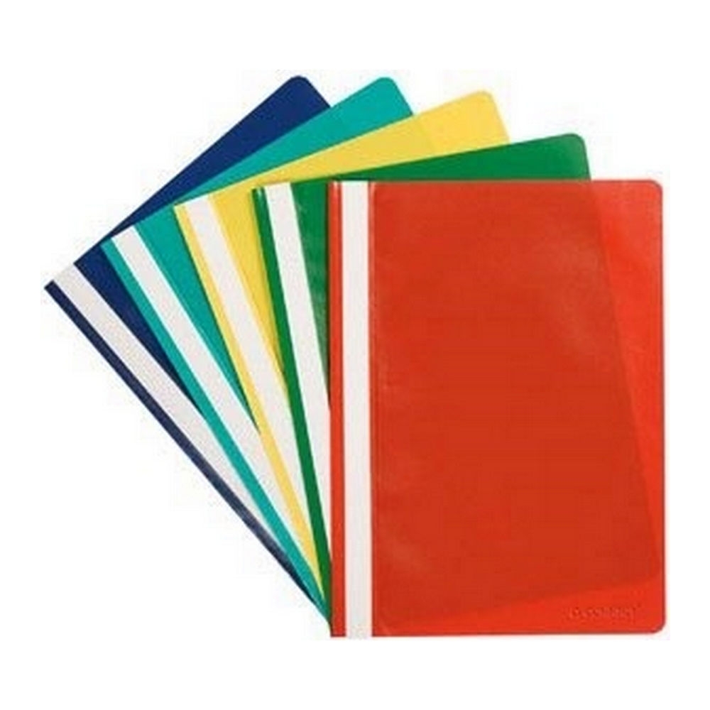 Q-Connect | Snelhechtmap A4 Geassorteerde Kleuren | 5 stuks