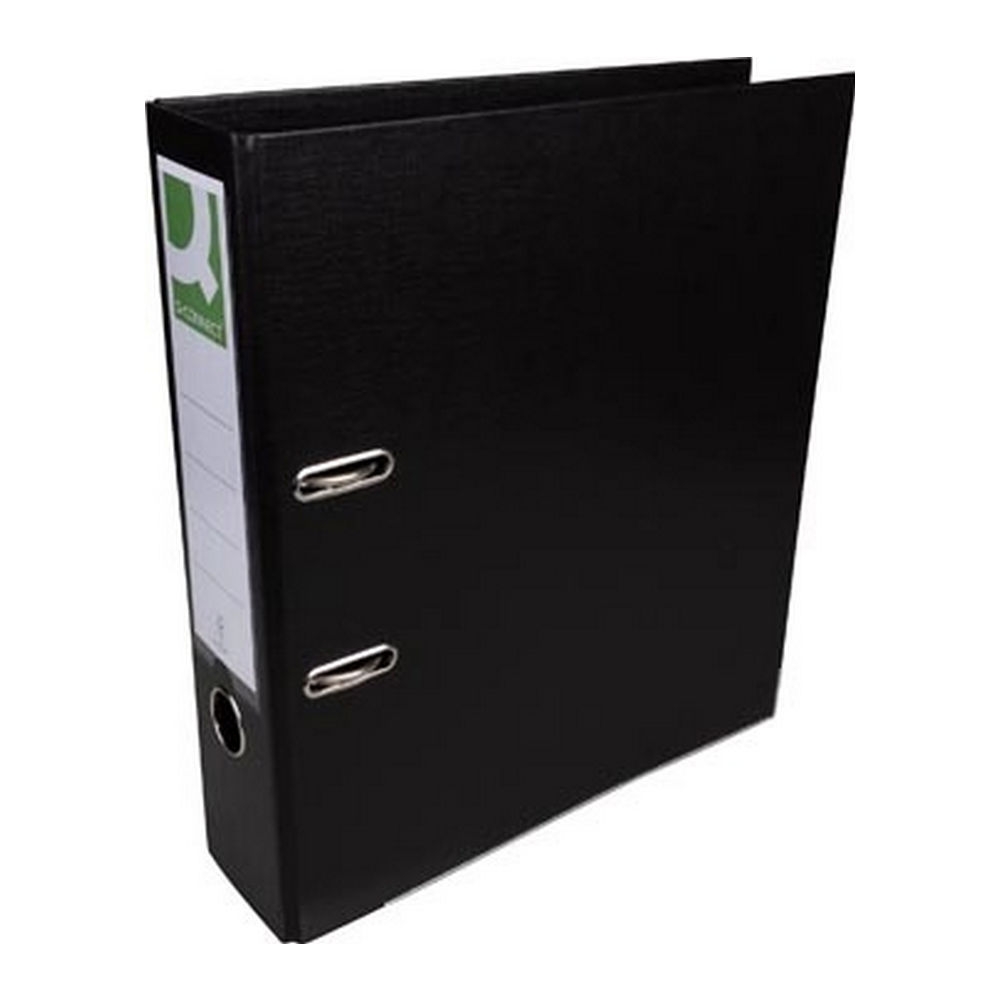 Q-Connect | Ordner A4 Zwart Rug 8cm | Per stuk