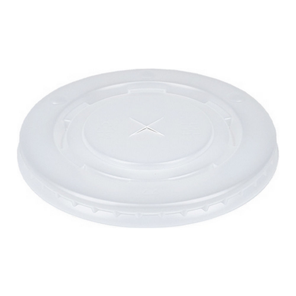 Deksel | Milkshakebeker Plat 90mm Plastic | 50 stuks