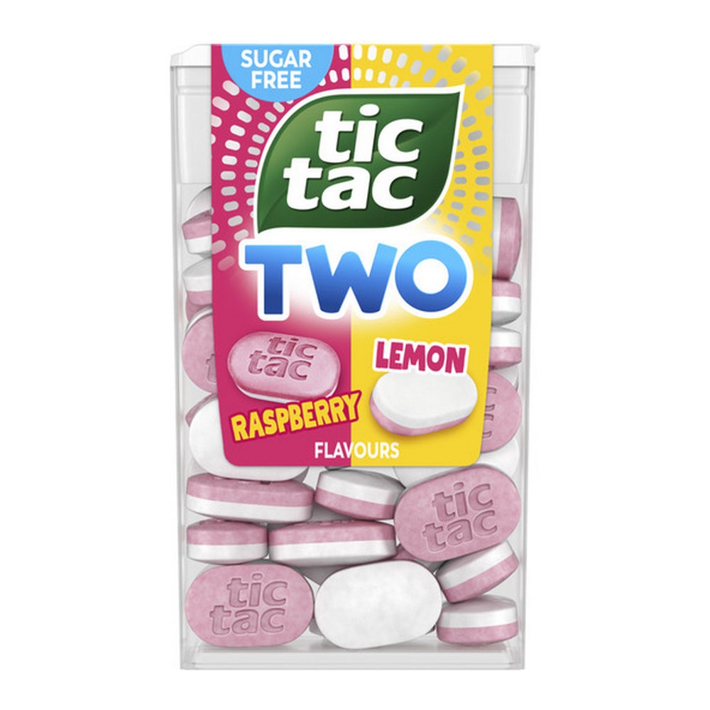 Tic Tac | Tictac Two Raspberry/Lemon T38 | 16 stuks