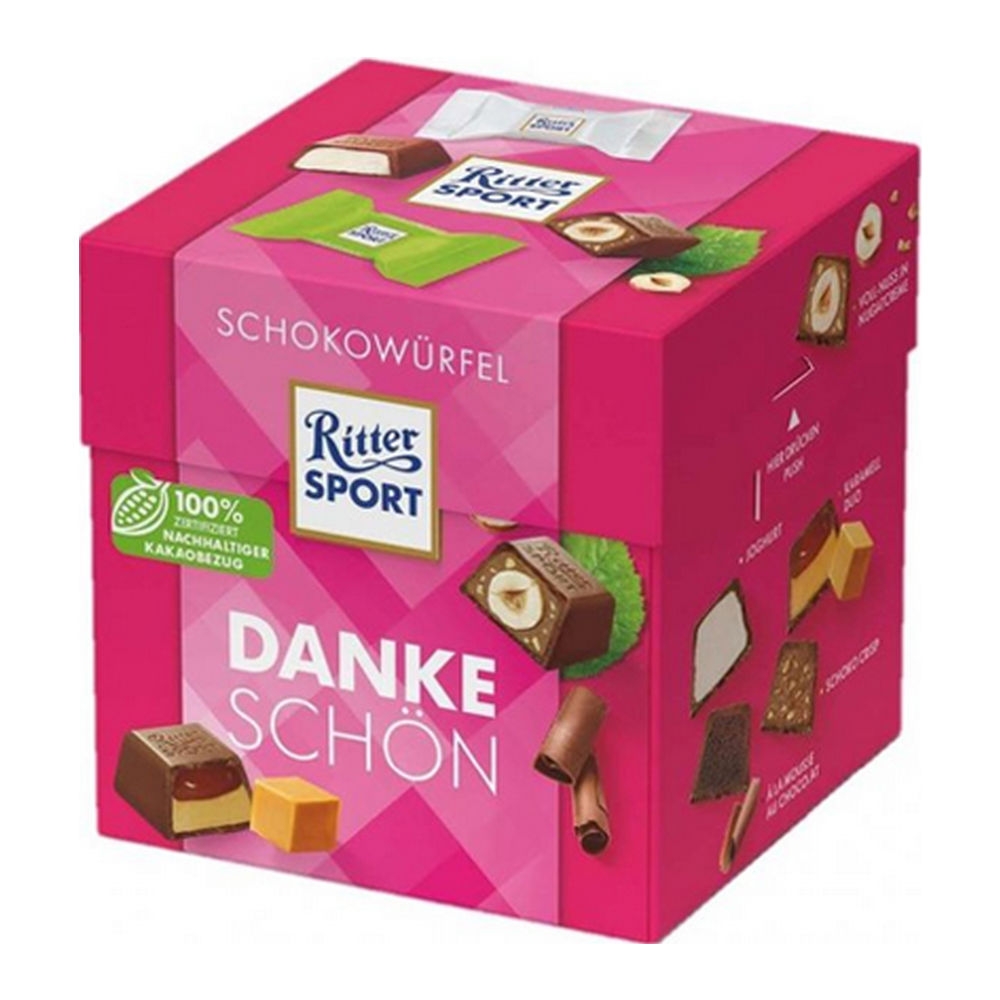 Ritter Sport | Choco-blokjes Dankeschon | 176 gram