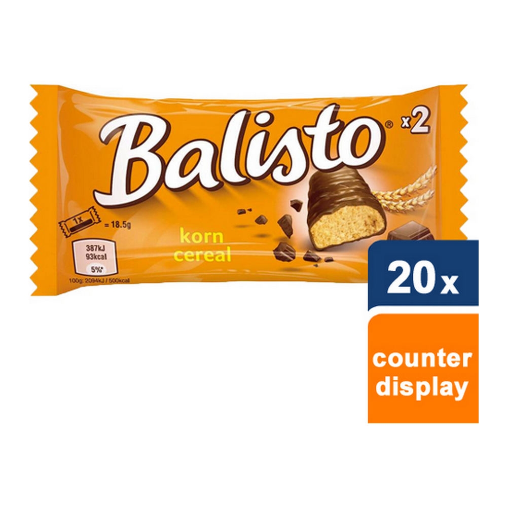 Balisto | Granen Mix Chocoladereep 2 Repen | 20 stuks