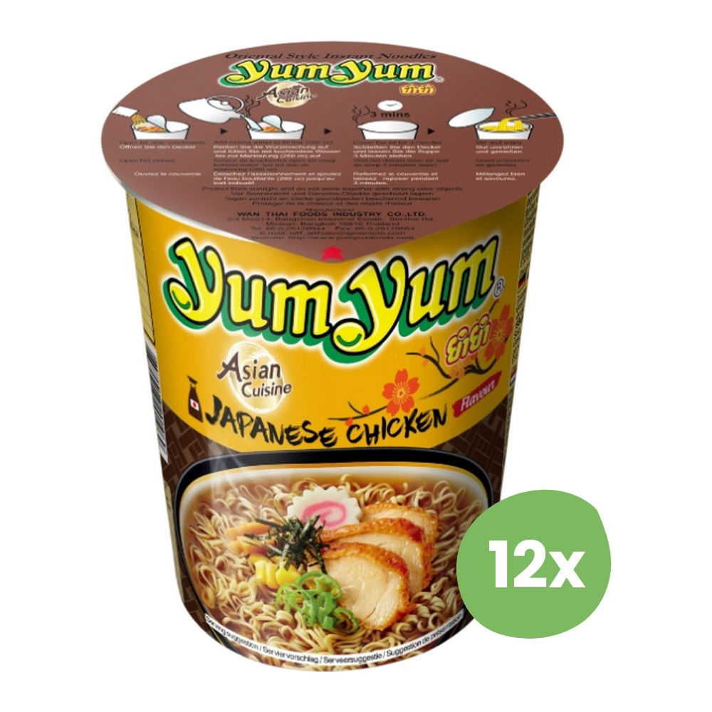 Yum Yum | Chicken Shoyu Flavour | 12 x 70 gram