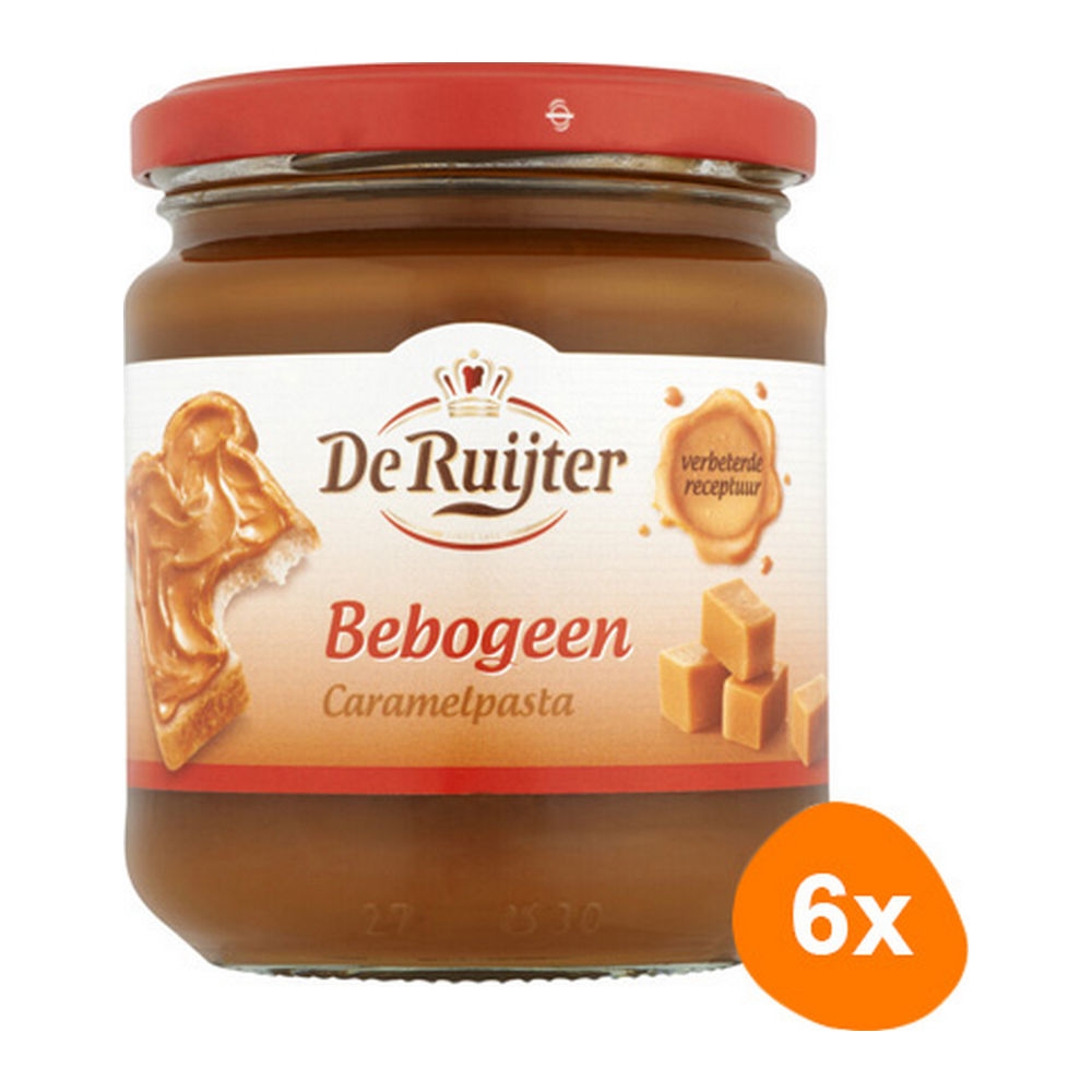 De Ruijter | Bebogeen Caramelpasta | 6 x 360 gram