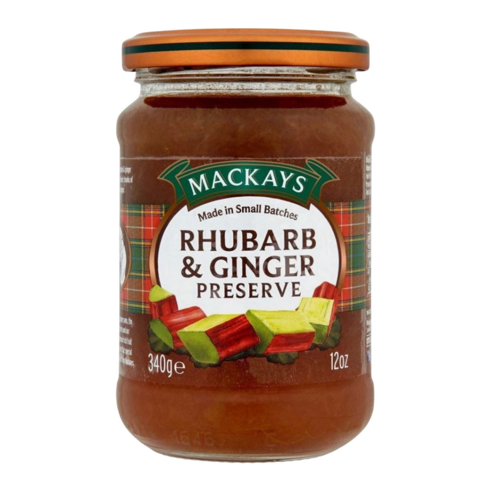 Mackays | Rhubarb & Ginger Preserve | 340 gram