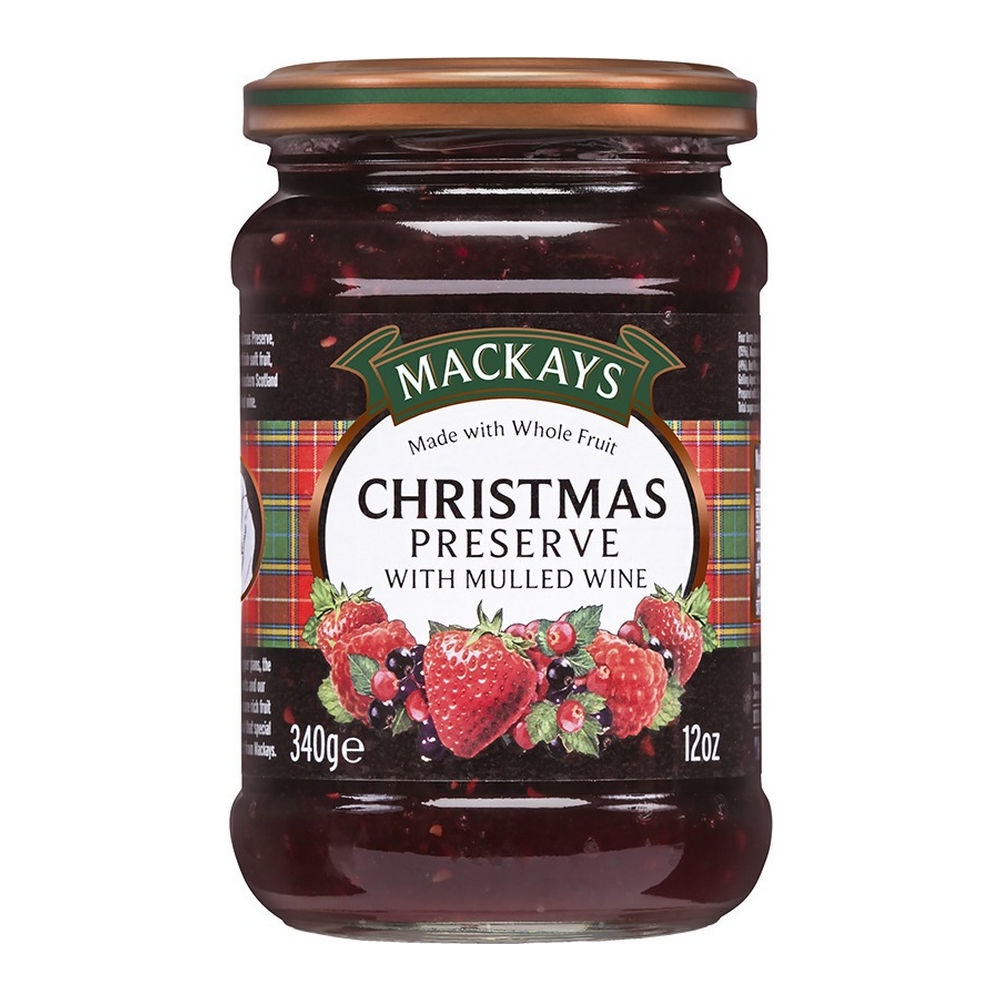Mackays | Christmas Preserve With Mulled Wine | 340 gram