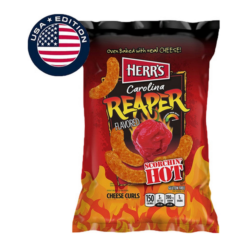 Herr's | Carolina Reaper Cheese Curls | 184 gram