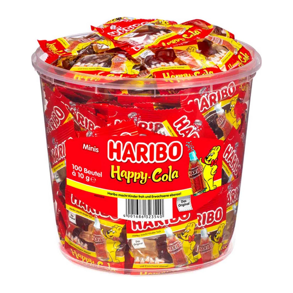 Haribo | Happy Cola 100 Zakjes | Per stuk