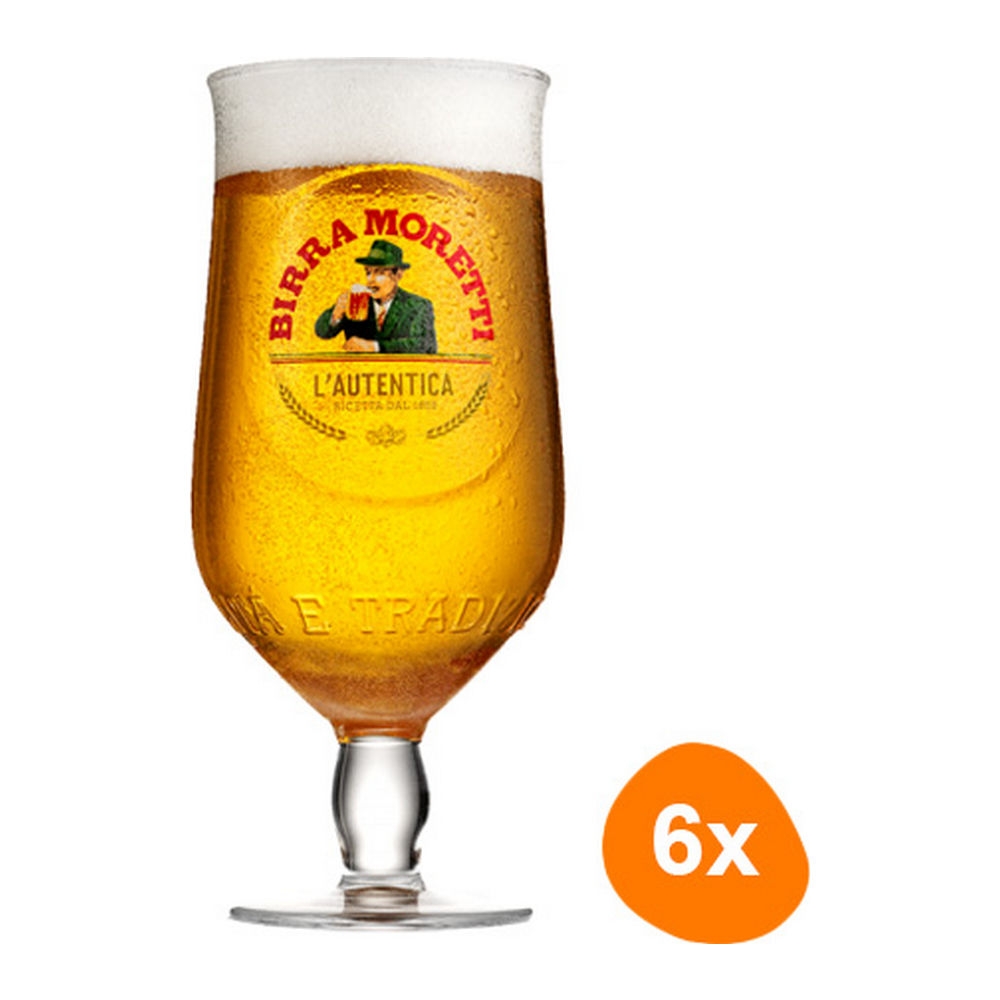 Birra Moretti | Glas | 6 x 25 cl