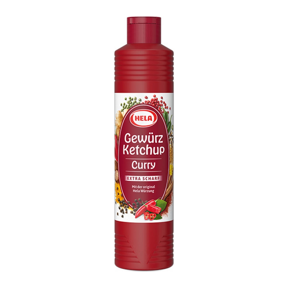 Hela | Curry Kruiden Ketchup Extra Hot | 800 ml