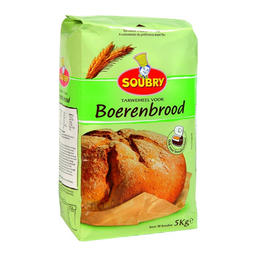 Soubry | Tarwemeel Voor Boerenbrood | 5000 gram