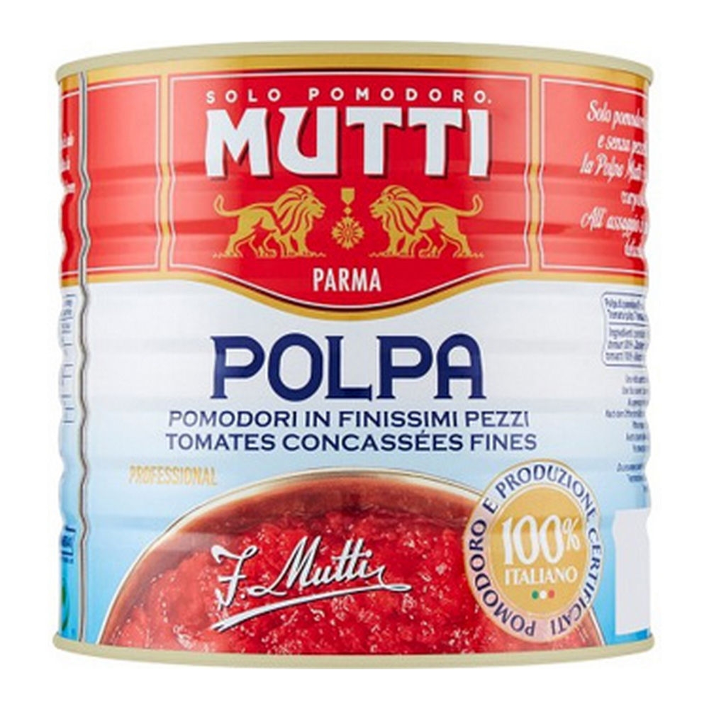 Mutti | Polpa (fijne Tomatenpulp) | 2500 gram