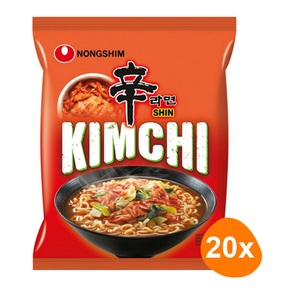 Nongshim | Instant Noedels Shin Kimchi | 20 stuks