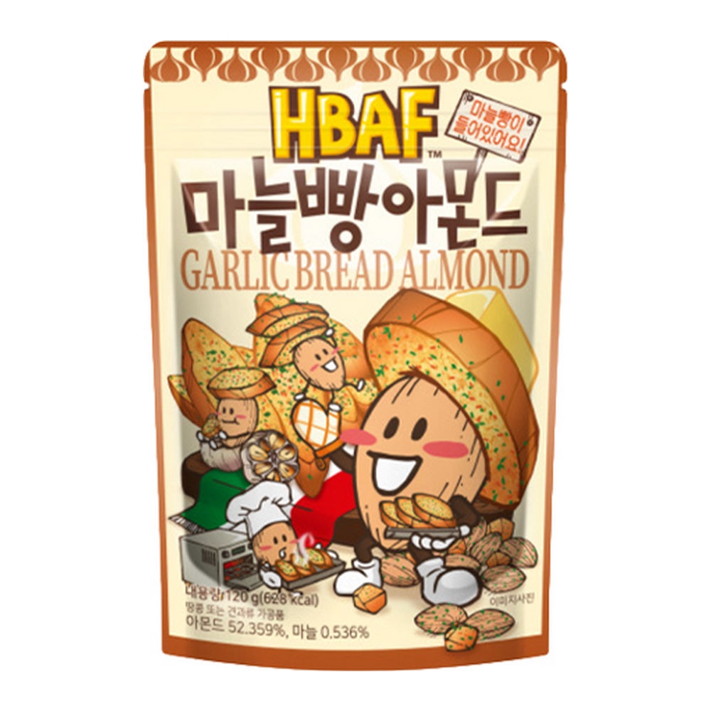HBAF | Garlic Bread Almond | 120 gram