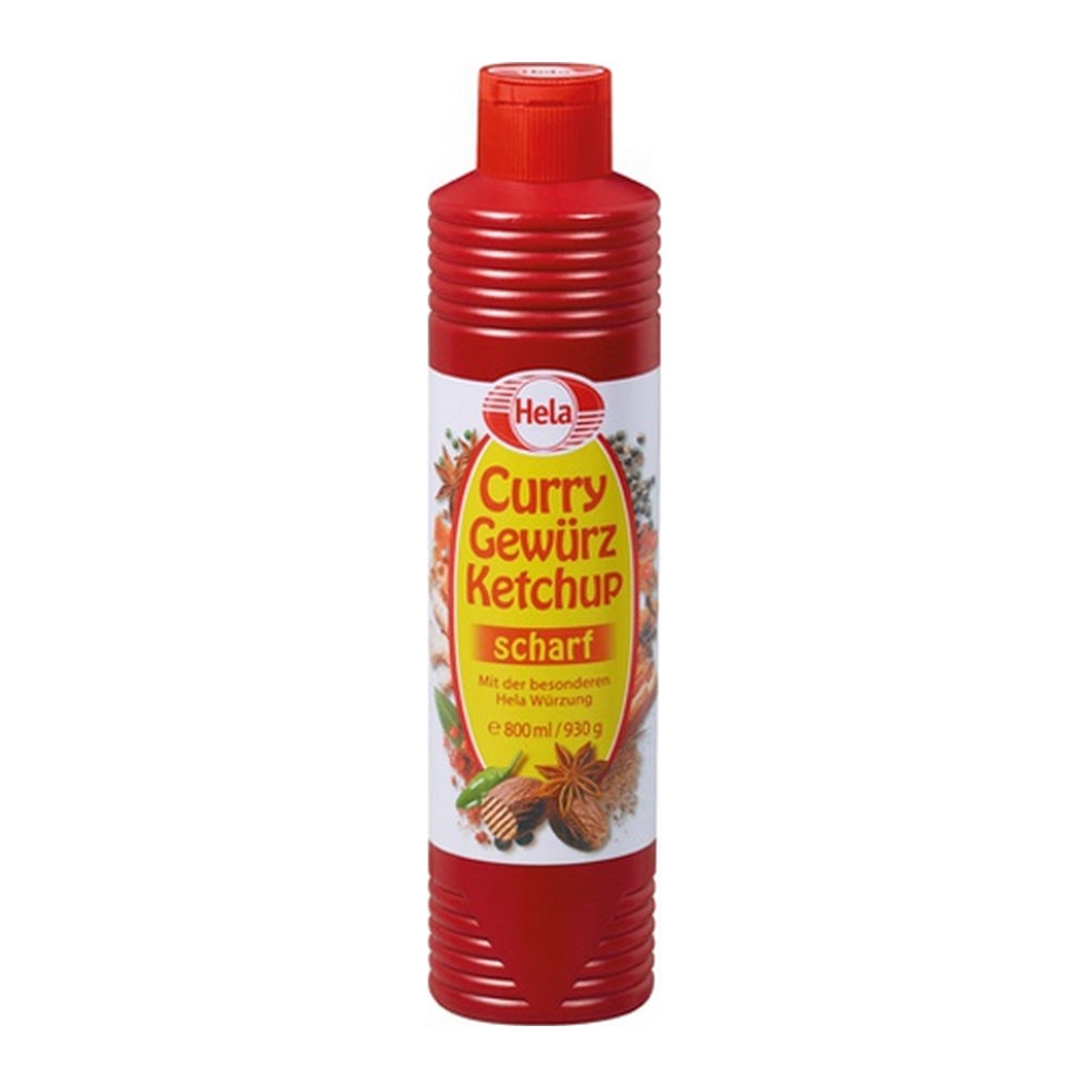 Hela | Curry Gewürzketchup Scharf | 800 ml