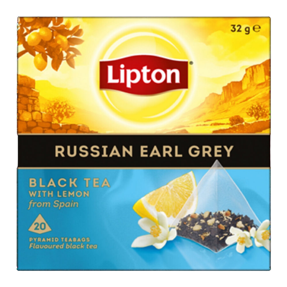 Lipton | Russian Earl Grey 20 Zakjes | Per stuk
