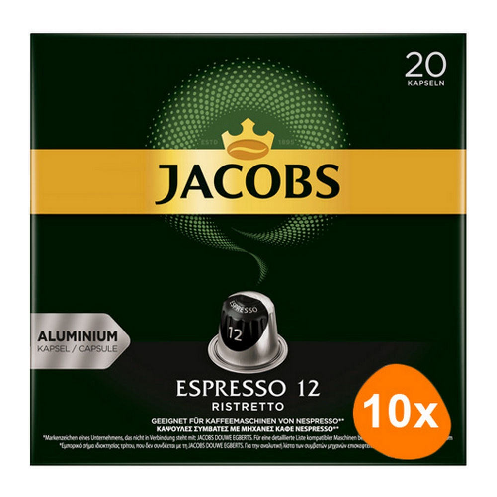 Jacobs | Espresso Ristretto | 10 x 20 caps