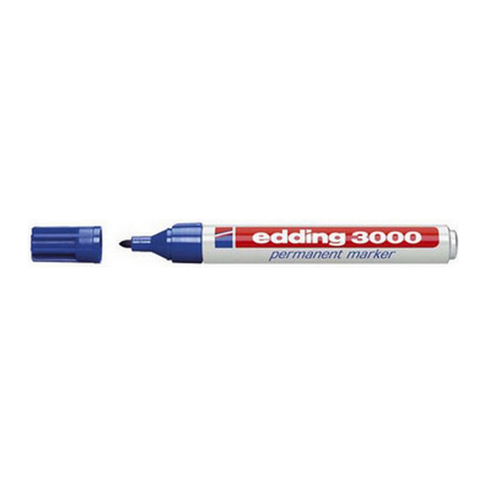Edding | Permanent Marker 3000 | Blauw | Per stuk