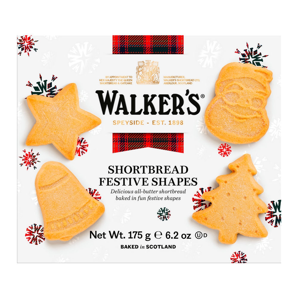 Walker's | Festive Shapes Doos | 12 x 175 gram