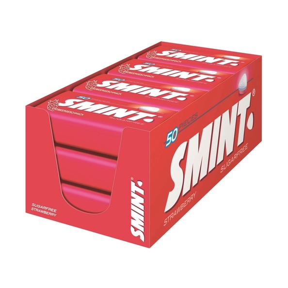 Smint | XL Tin Aardbei | 12 stuks