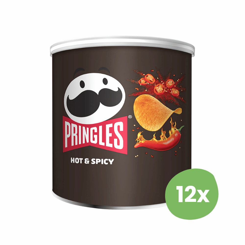 Pringles | Hot & Spicy | 12 stuks