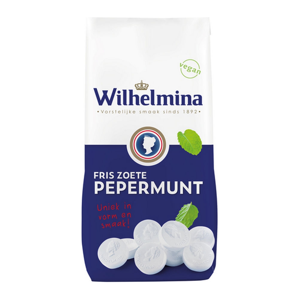 Wilhelmina | Pepermunt Blokzak | 10 x 200 gram
