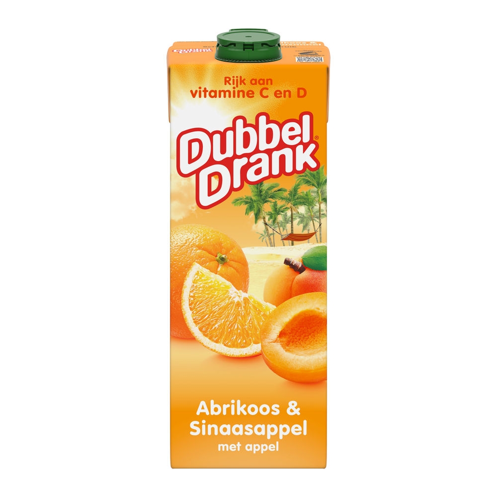 Dubbeldrank | Sinaasappel Abrikoos | 8 x 1 liter