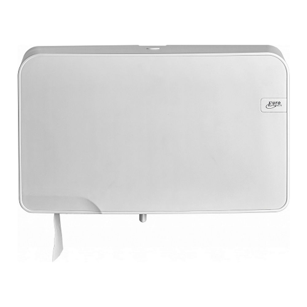 Euro Products | Toiletrolhouder | Quartz Mini Jumbo Duo | Wit afbeelding