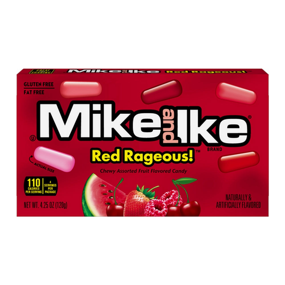 Mike And Ike | Red Rageous | 12 x 120 gram