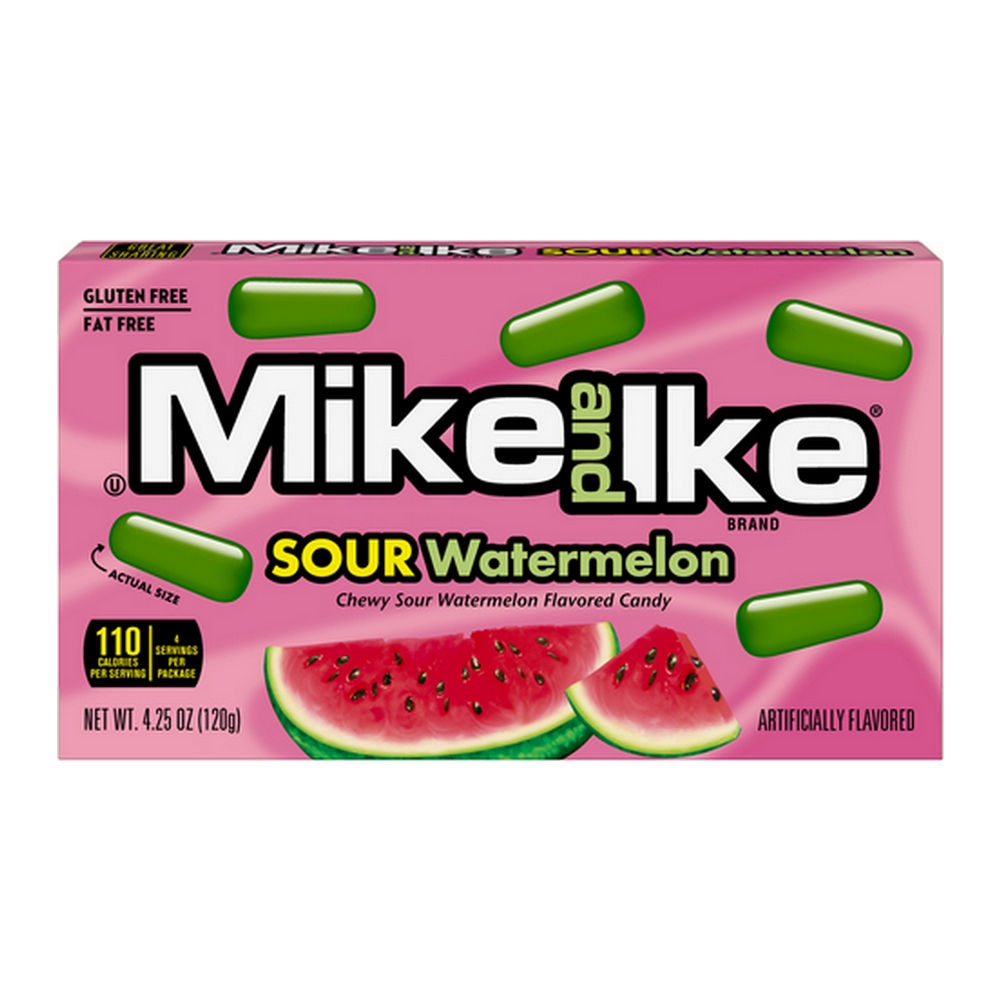 Mike And Ike | Sour Watermelon | 12 x 120 gram