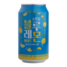 Korean Smile | Blue Lemon Ade | 24 x 340 ml