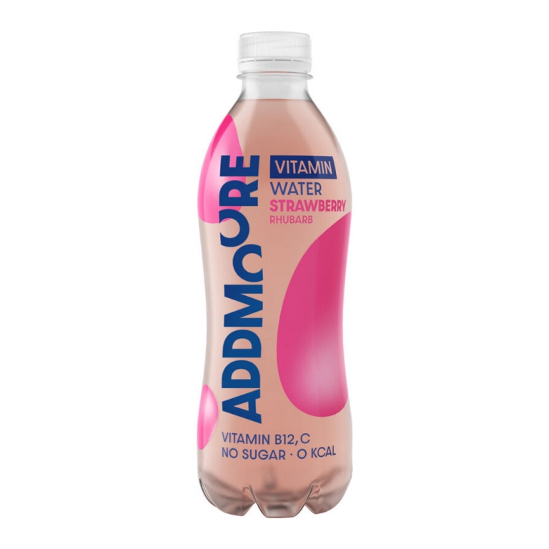 Addmoore | Vitamin Water Strawberry | 12 x 0,5 liter