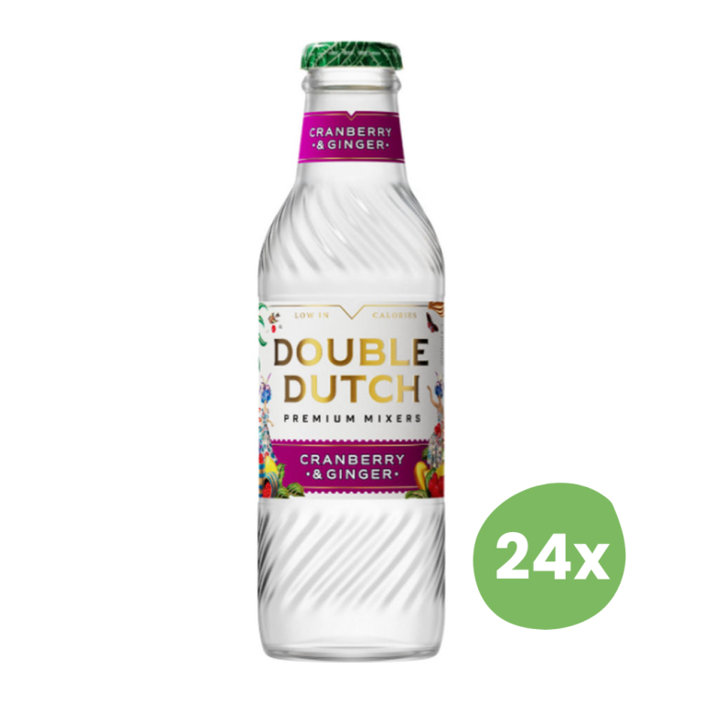 Double Dutch | Cranberry Ginger Tonic | 24 x 20 cl