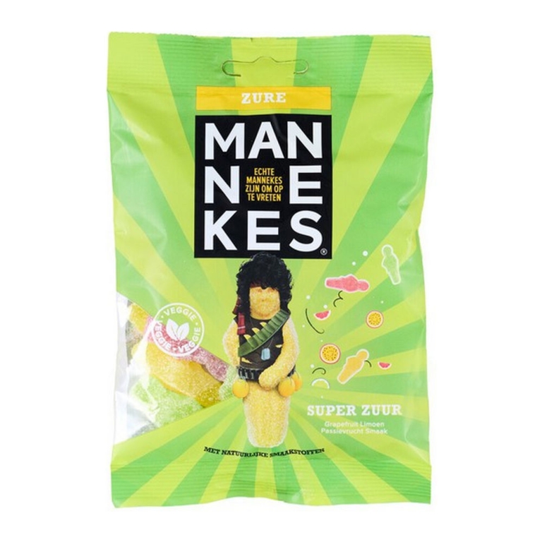 Echte Mannekes | Zure | 25 x 100 gram