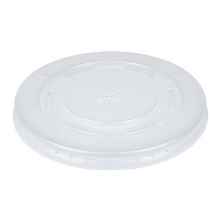 Deksel | Milkshakebeker Plat 90mm Plastic | 50 stuks