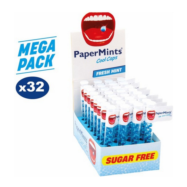 Papermints | Cool Caps Fresh Mint | 32 x 18 stuks