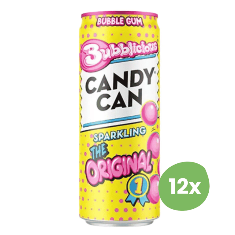 Candy Can | Bubblicious The Original Blik | 12 x 33 cl